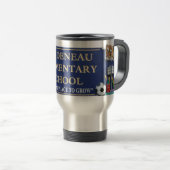 Tasse inoxydable graphique de voyage de Lindeneau (Devant droit)