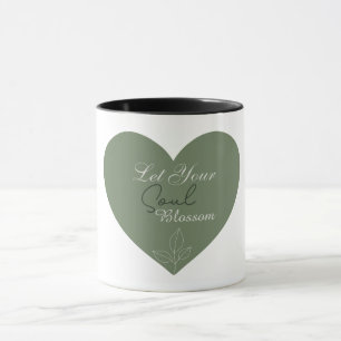 Tasse Inspirante 'Laissez Votre Âme S'épanouir'