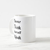 Tasse inspirée de citation (Devant gauche)