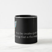 Tasse inspirée de citation avec le papillon (Centre)