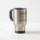 Tasse inspirée de citation [SUCCÈS] (Devant gauche)