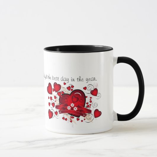 Tasse inspirée de coeur (Droite)