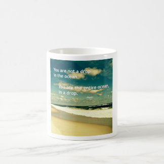 TASSE INSPIRÉE DE PHOTO DE CITATION D'OCÉAN DE