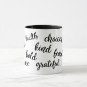 Tasse inspirée de typographie (Centre)