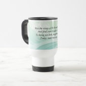 Tasse inspirée de voyage de bénédiction de (Devant gauche)