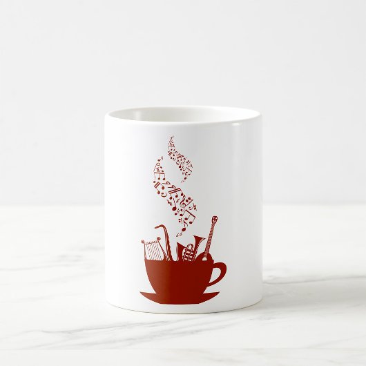 Tasse Instruments De Musique Et Notes