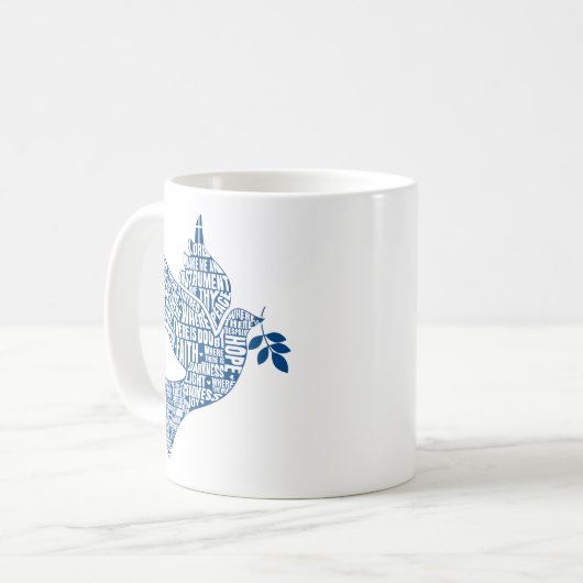 Tasse : Instruments de paix (St Francis) (Devant gauche)