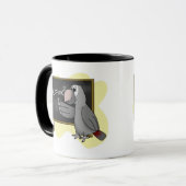 Tasse intelligente de gris africain de Timneh (Devant gauche)