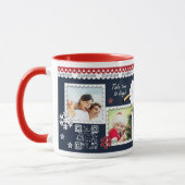 Tasse interactive de photo de nouvelle année avec (Gauche)