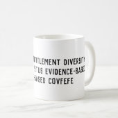 Tasse interdite de mots de la CDC 7 (Devant droit)
