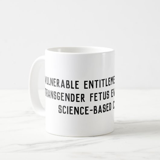 Tasse interdite de mots de la CDC 7 (Devant gauche)