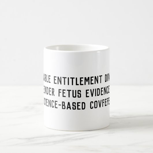 Tasse interdite de mots de la CDC 7 (Centre)