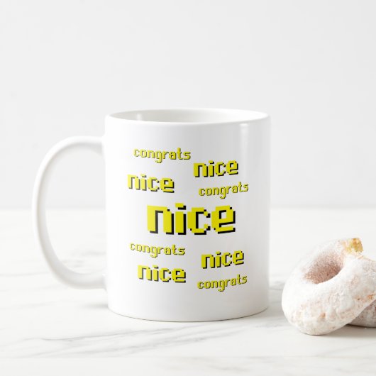 Tasse intéressante de Congrats Runescape (Avec donut)