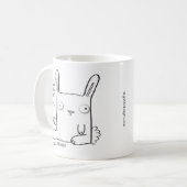 Tasse intéressante de lapin (Devant gauche)