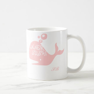 Tasse intérieure de baleine de rose des sushi de