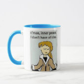 TASSE intérieure de paix/yoga/méditation (Gauche)