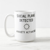 Tasse Introverti Drôle Déjà Mentalement Annulé (Gauche)