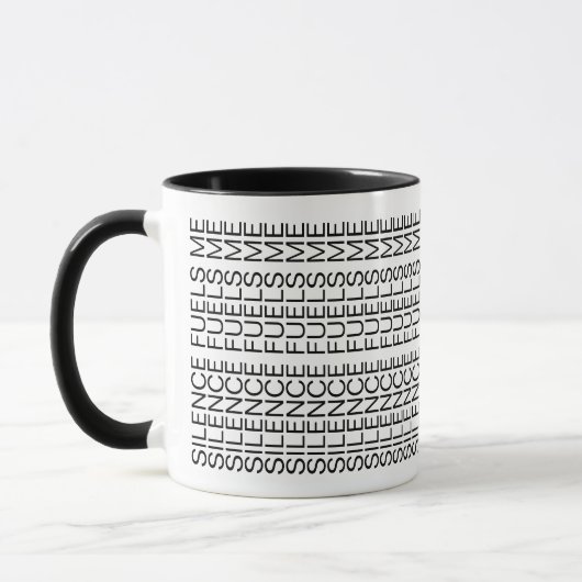 Tasse Introverti Message Caché Silence Me Donne De (Gauche)
