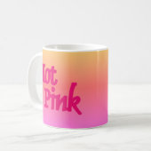 Tasse inversée rose chaud (Devant gauche)