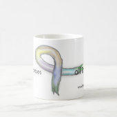 Tasse invisible de ruban de conscience de beaucoup (Centre)