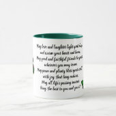 Tasse irlandaise de bénédiction de papillon de (Centre)