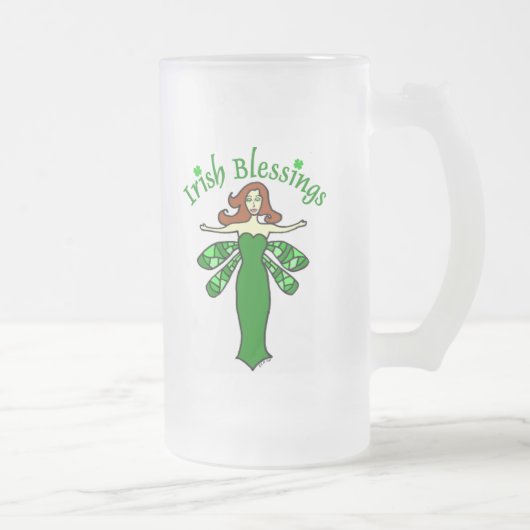 Tasse irlandaise de fée de bénédictions (Droit)
