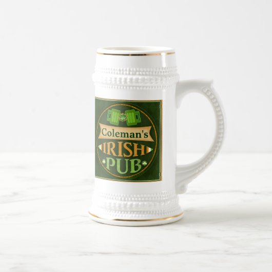 Tasse irlandaise de Pub du jour de St Patrick (Droite)
