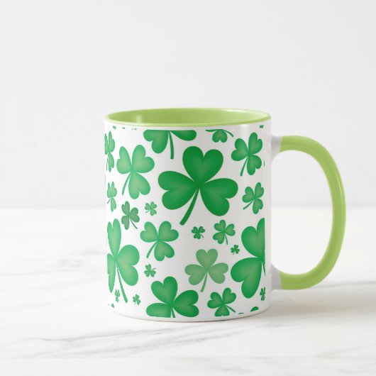 Tasse irlandaise de shamrock (Droite)