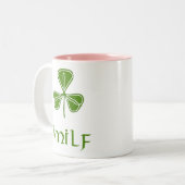 Tasse irlandaise drôle de mères d'IMILF (Devant gauche)