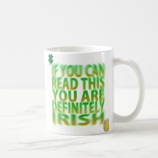 Tasse irlandaise ivre (Droite)