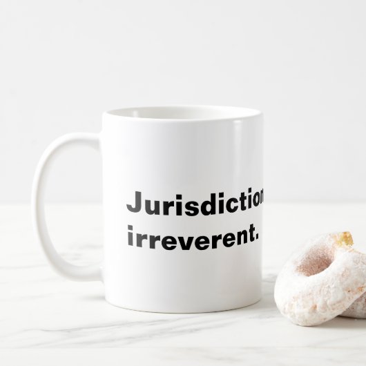 Tasse irrévérencieuse (Avec donut)
