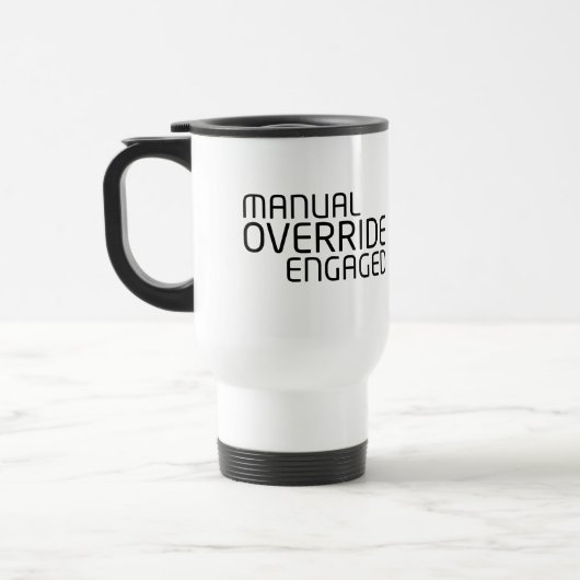 Tasse isolée de commande mobile de dérogation manu (Gauche)