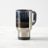 Tasse isolée de voyage de loup (Devant droit)