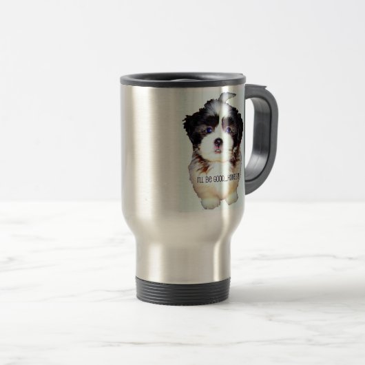 Tasse isolée par chiot (Devant droit)