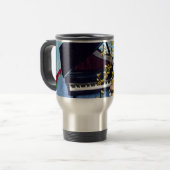 Tasse isolée par ours d'aventure de piano (Devant gauche)