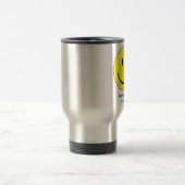 Tasse isolée par visage heureux (Centre)