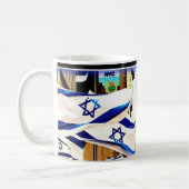 Tasse israélienne de drapeau (Gauche)