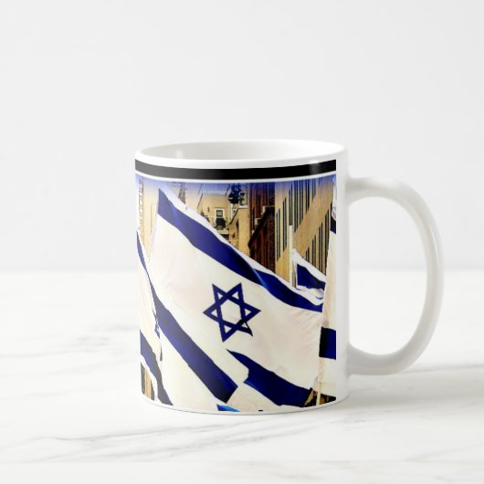 Tasse israélienne de drapeau (Droite)