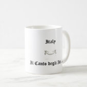 Tasse italienne avec drapeau (Devant droit)