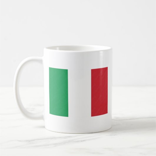 Tasse italienne avec drapeau (Gauche)