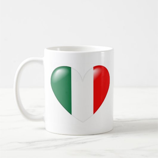 Tasse italienne de coeur - Cuore Italiano (Gauche)