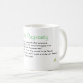 Tasse itérative de grossesse (humour agile) (Devant droit)