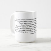 Tasse IV de travail social (Devant gauche)