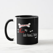 Tasse Jack Russell Terrier (J'adore) (Gauche)