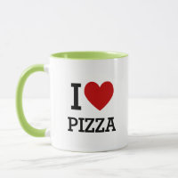 Tasse « J'adore la pizza » – Cadeau drôle pour les