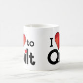 Tasse J'adore le Patchwork – Cadeau Mignon pour le (Centre)