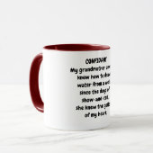 Tasse J'adore Mamie (Devant gauche)