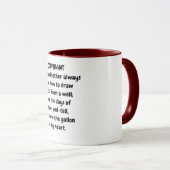 Tasse J'adore Mamie (Devant droit)