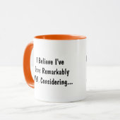 Tasse "J'ai fait remarquablement bien" hilarante a (Devant gauche)