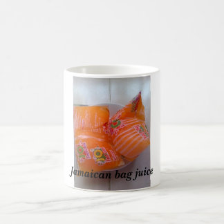 Tasse jamaïcaine de jus de sac